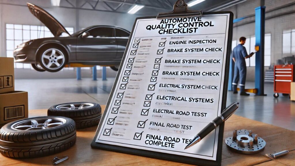 What is an Automotive Quality Control Checklist