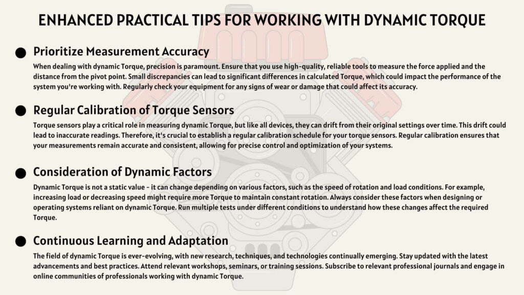 Enhanced Practical Tips for Working with Dynamic Torque