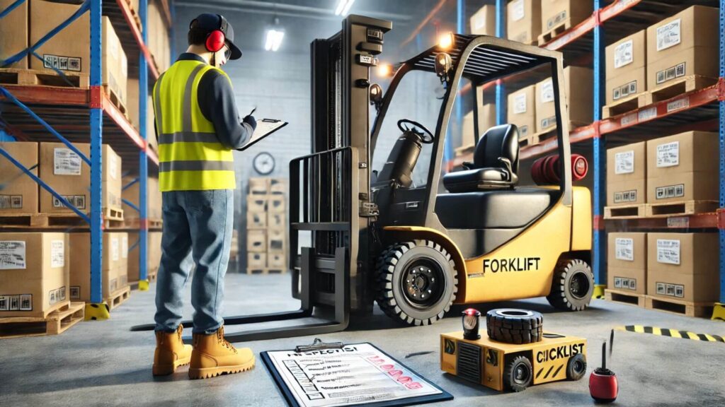 What is a Forklift Pre Start Checklist