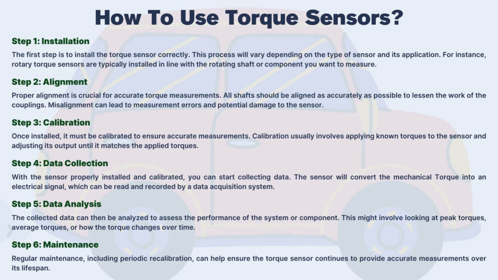 How To Use Torque Sensors