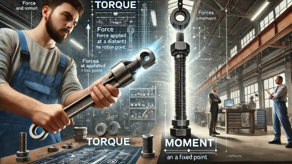 Comparing Torque and Moment