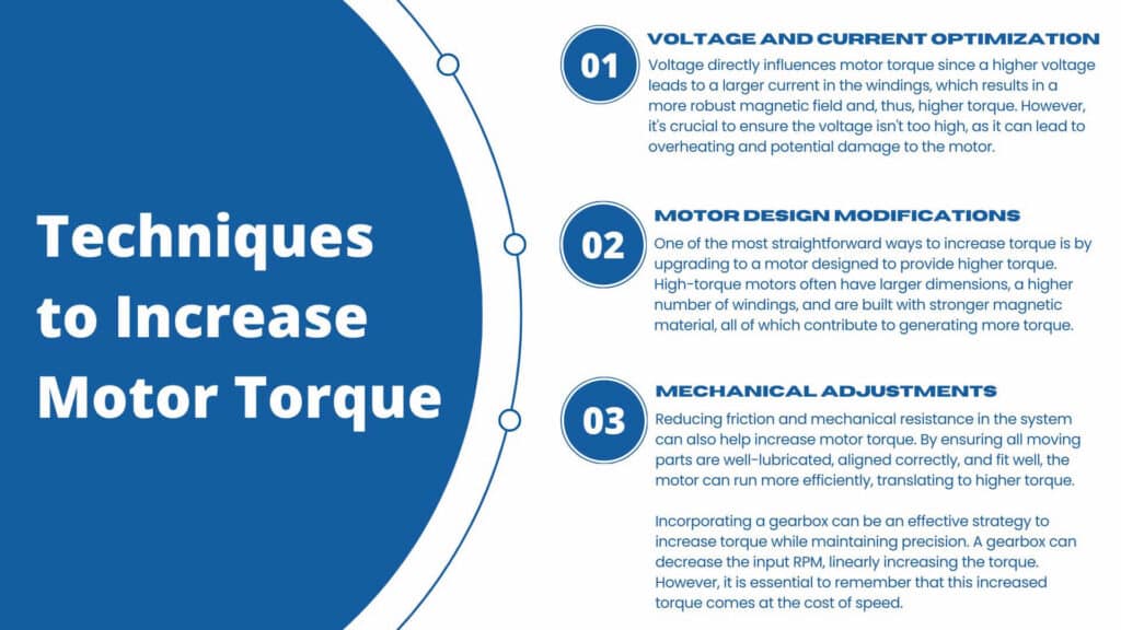 Techniques to Increase Motor Torque